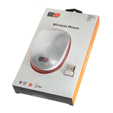 2B Wireless Mouse With Movable Cover Chargeable Battery