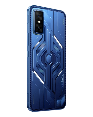 إنفينيكس GT30، سعة تخزين 256 جيجابايت، ذاكرة وصول عشوائي 8 جيجابايت، يدعم شبكة الجيل الخامس، شريحتين - أزرق سايبر