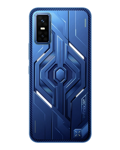 إنفينيكس GT30، سعة تخزين 256 جيجابايت، ذاكرة وصول عشوائي 8 جيجابايت، يدعم شبكة الجيل الخامس، شريحتين - أزرق سايبر