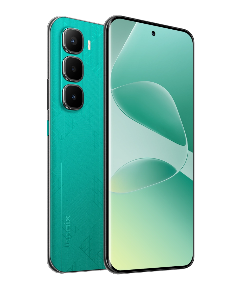 إنفينيكس هوت 60 برو بلس، سعة تخزين 256 جيجابايت، ذاكرة وصول عشوائي 8 جيجابايت، يدعم شبكة الجيل الرابع، شريحتين - أخضر سايبر