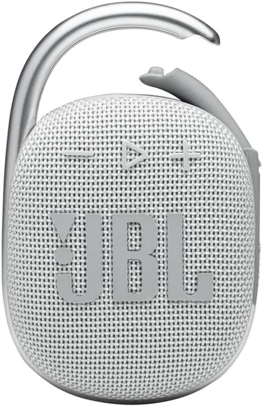 JBL Clip 4 Ultra-Portable Bluetooth Speaker White