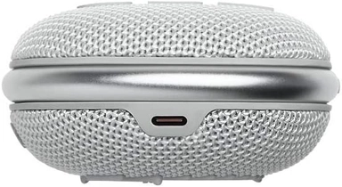 JBL Clip 4 Ultra-Portable Bluetooth Speaker White