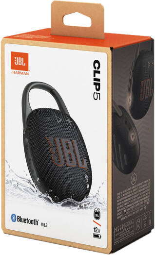 JBL CLIP 5 Portable Bluetooth Speaker-Black