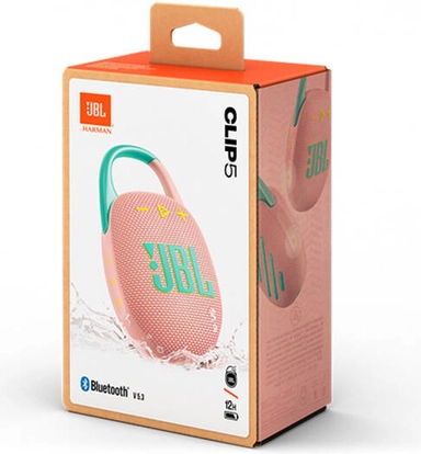 JBL CLIP 5 Portable Bluetooth Speaker-Pink