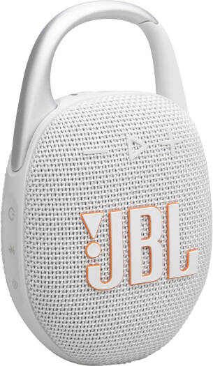 JBL CLIP 5 Portable Bluetooth Speaker-White