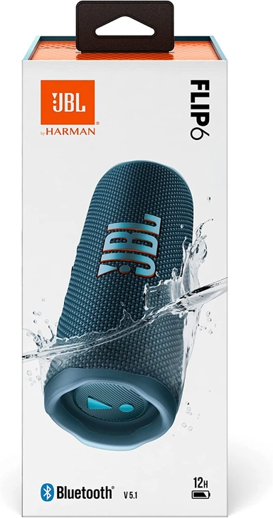 JBL Flip 6 Portable Bluetooth Speaker Blue