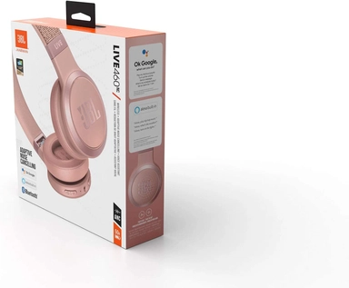 JBL Live 460 BTNC OVER-EAR Noise Canceling Headphone , Rose 