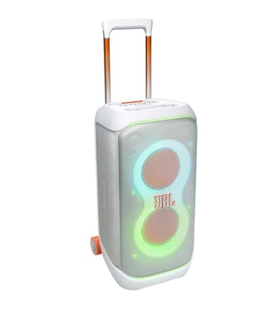 JBL Portable party speaker with wheels Box Stage 320 White