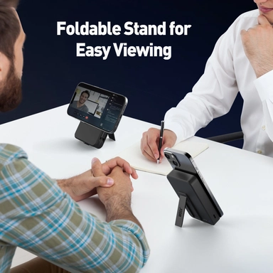 باور بانك لاسلكي مغناطيسي جودا , 10,000 مللي أمبير , 20 واط, منفذ واحد (لاسلكي), أسود – PB011ABUN1