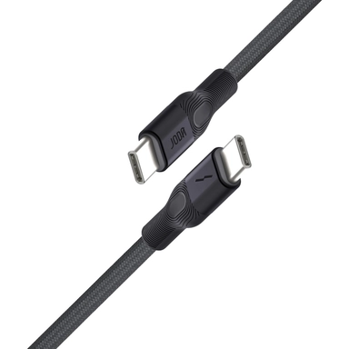 JODA Type C to Type C Magnetic Cable MagRoll 60, USB-C Cable, 60W, ports 1, Black - CB007ABUN1
