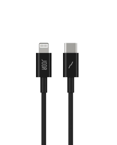JODA USB-C to Lightning Cable, 1M, 60W, Black – CB011ABUN1