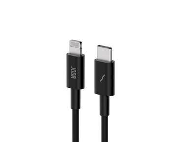 JODA USB-C to Lightning Cable, 1M, 60W, Black – CB011ABUN1