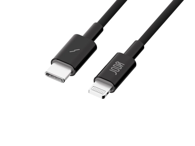 JODA USB-C to Lightning Cable, 1M, 60W, Black – CB011ABUN1