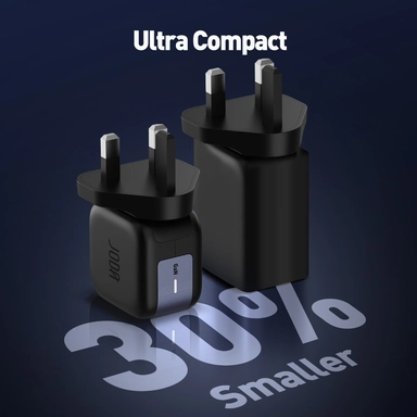 JODA Wall Charger, GaN USB-C Charger, 20W, USB-C, Black – WC001ABUK1