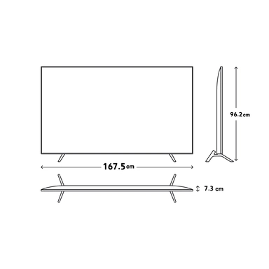 شاشة سوني 75 بوصة سمارت LED KD-75X85L 4K