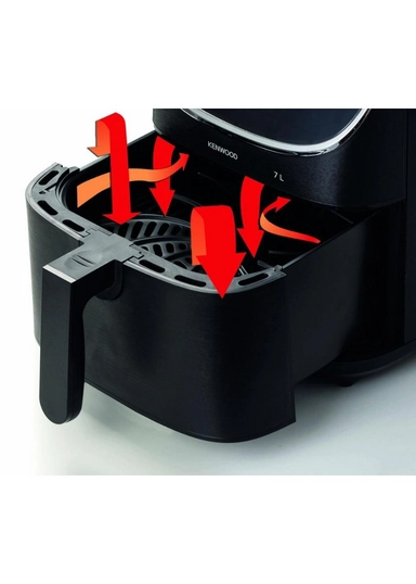 Kenwood Air Fryer Digital, 7L, 1700W, Black - OWHFP80.000BK