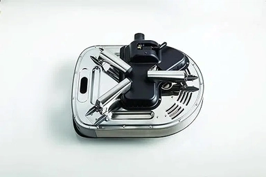 فرن بيتزا كينوود يعمل بالغاز مع شواية، 30 سم, سعة بيتزا 12 بوصة, 500°، فضي - OWPOM20.000GY