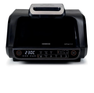 قلاية كينوود جريل، قلاية رقمية هوائية مع شواية 2 في 1، 8 لتر، 1700 واط، أسود - OWGHF40.000BK