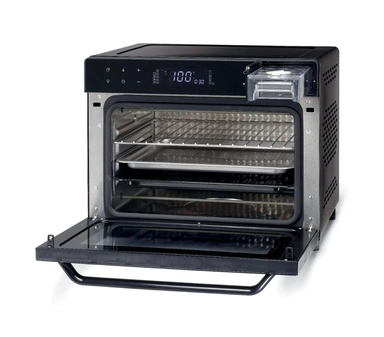 فرن بخار كينوود وقلاية هوائية، 40 لتر، 2000 واط، أسود - OWMOS40.000BK