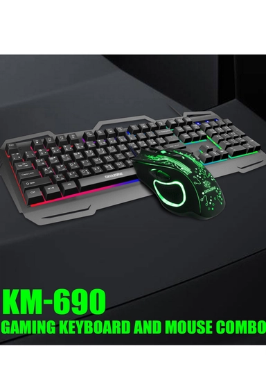 Datazone Mechanical Gaming Keyboard Mouse Combo Black
