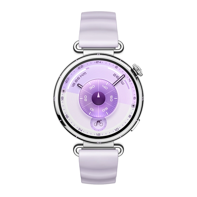 هواوي واتش GT6 مقاس 41 ملم Konsu-B19FC – أرجواني بسوار مطاطي فلورو