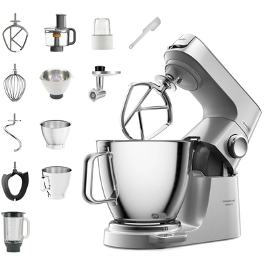 Kenwood Mixer, 7 + 5 L, 1800W, Silver, OWKVL85.704SI