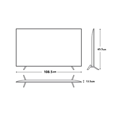 شاشة هيتاشي 43 بوصة سمارت LED  LD43CHS04U  4K UHD