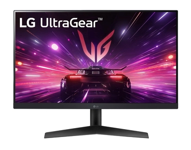 شاشة ألعاب ال جي الترا جير Full HD، مقاس 24 بوصة، معدل تحديث 180 هرتز، 1 مللي ثانية، أسود - 24GS60F-B