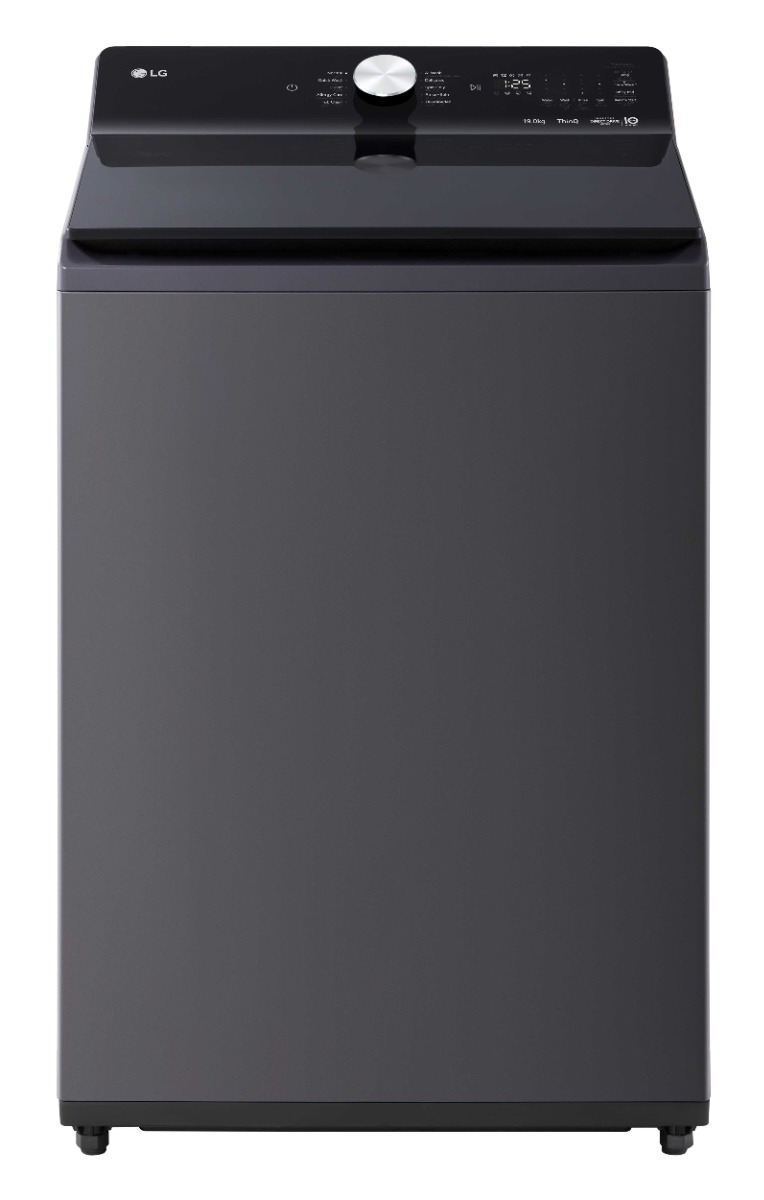 غسالة ال جي تعبئة علوية، 19 كجم، 6 برامج، رمادي جرافيت - WTR19HHG