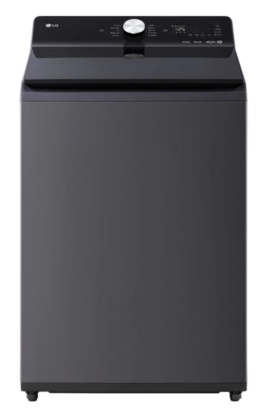 غسالة ال جي تعبئة علوية، 19 كجم، 6 برامج، رمادي جرافيت - WTR19HHG