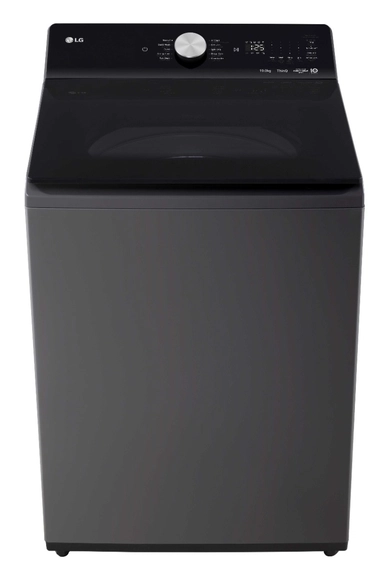 غسالة ال جي تعبئة علوية، 19 كجم، 6 برامج، رمادي جرافيت - WTR19HHG