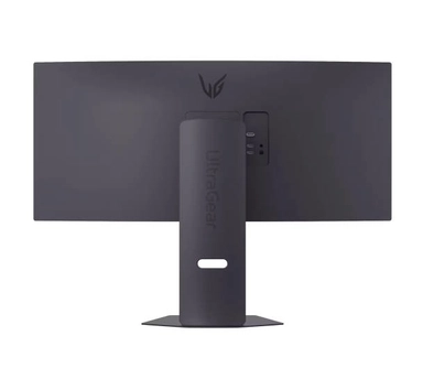 شاشة ألعاب منحنية ال جي ٣٤ بوصة بدقة WQHD، معدل تحديث ١٦٠ هرتز،١ ملي ثانية MBR، ولوحة VA، أسود – 34G600A-B.AMI