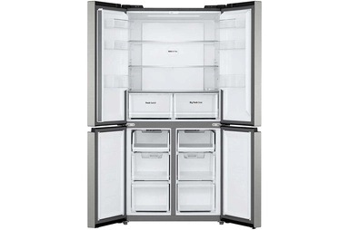 LG 4-Door Refrigerator, 15 ft, Inverter, Silver - LM184BBSIM