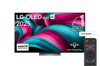 تلفاز إل جي سمارت OLED إيفو 65 بوصة 4K – موديل OLED65C56LA