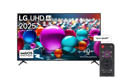 LG  65 Inch TV, 4K UHD, Smart, LED, With Built-in Receiver – 65UA85006LA