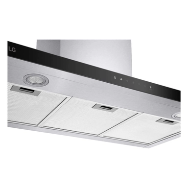 شفاط مطبخ مدمج من إل جي، 90 سم، شفاط مدمج، ستانلس ستيل - HC7Z3625S