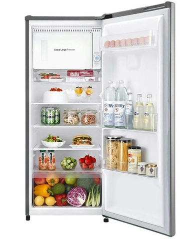 LG 6.9 Cu.Ft, Single Door Refrigerator, Silver, Smart Diagnosis, Inverter Compressor, LTT7CBBSI