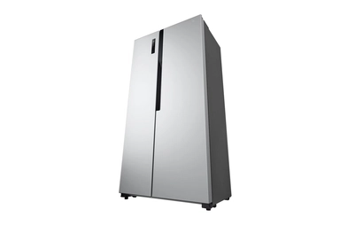 ثلاجة إل جي دولابي، سعة 17.9 قدم مكعب، فضية - LS19GBBDI