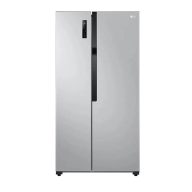 ثلاجة إل جي دولابي، سعة 17.9 قدم مكعب، فضية - LS19GBBDI
