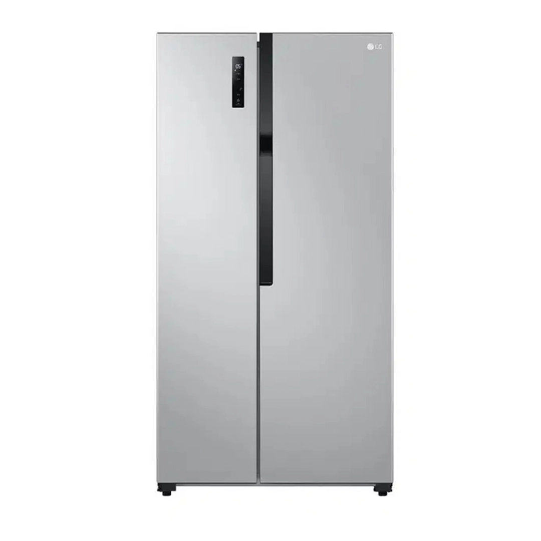 ثلاجة إل جي دولابي، سعة 17.9 قدم مكعب، فضية - LS19GBBDI