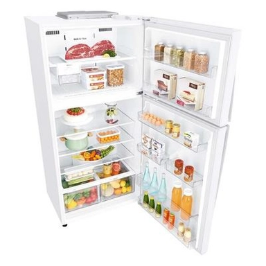 ثلاجة إل جي بابين، سعة 18 قدم مكعب، انفرتر، أبيض - LT19CBBWIN