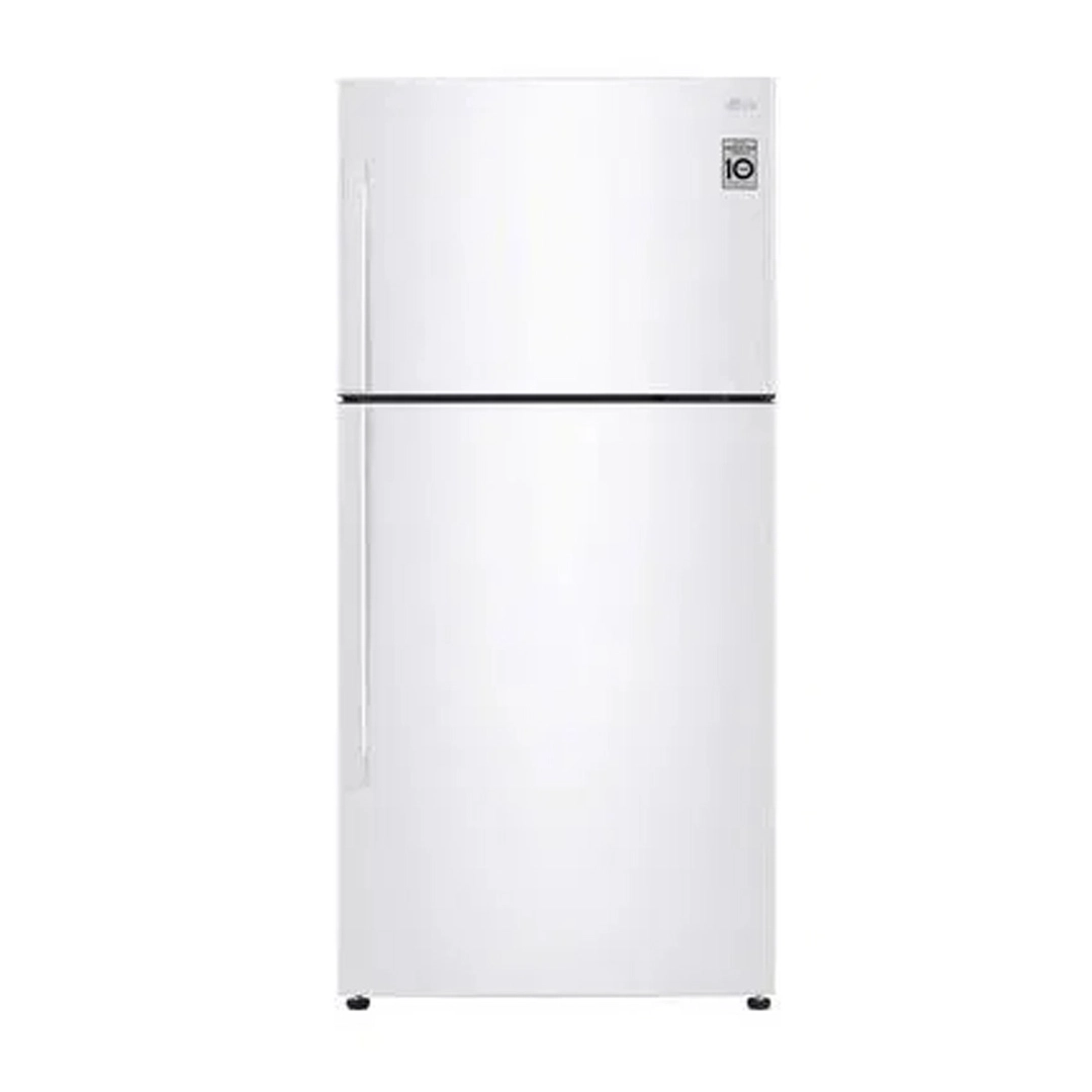 LG Top Freezer Refrigerator, 18 Cu.Ft, Inverter, White - LT19CBBWIN