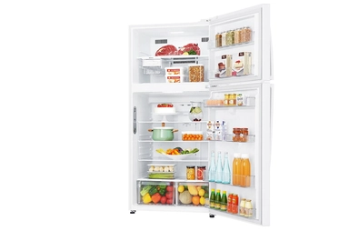 LG Top Freezer Refrigerator, 20.9 Cu.Ft , White - LT22CBBWIN