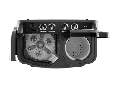 LG, Twin Tub Washing Machine, 8 kg, Black- WTT0807OM