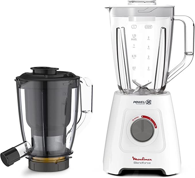 Moulinex Blender 2 Liter, 600 Watt, LM42Q127