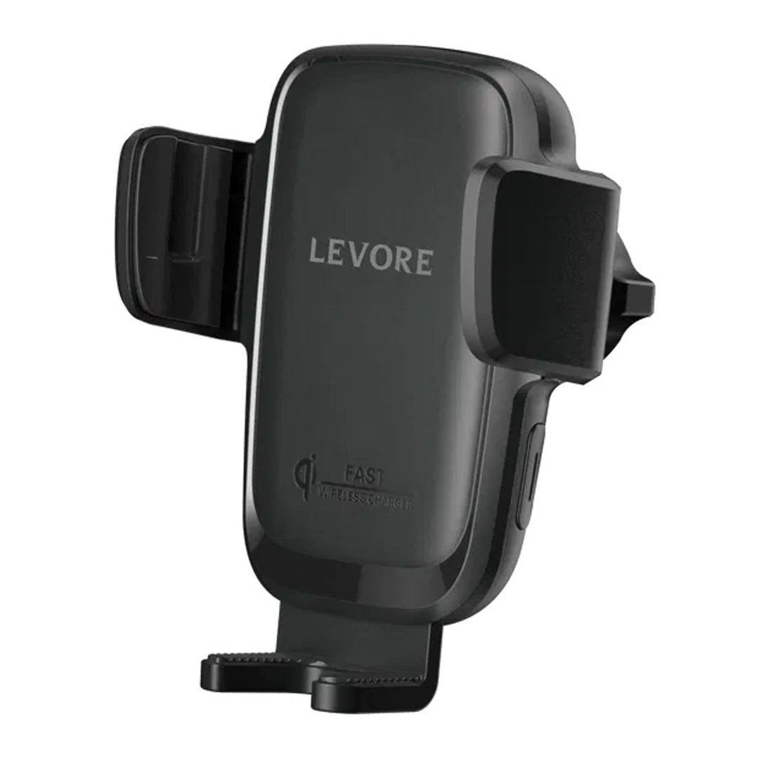 Levore15W Qi Wireless Charger Car Phone Holder Black LS21-BK