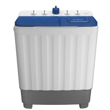 غسالة هيتاشي حوضين 8 كيلو ابيض * ازرق, LTT08JWTPFB