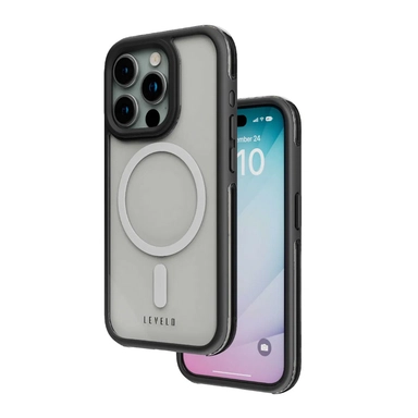 Levelo Nuru Case iPhone 15 Pro Black Clear
