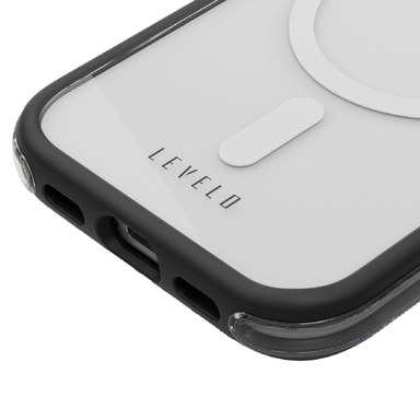 Levelo Nuru Case iPhone 15 Pro Black Clear