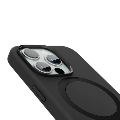 Leveo Iris Pro Liquid Silicone Case iPhone 15 Plus Black